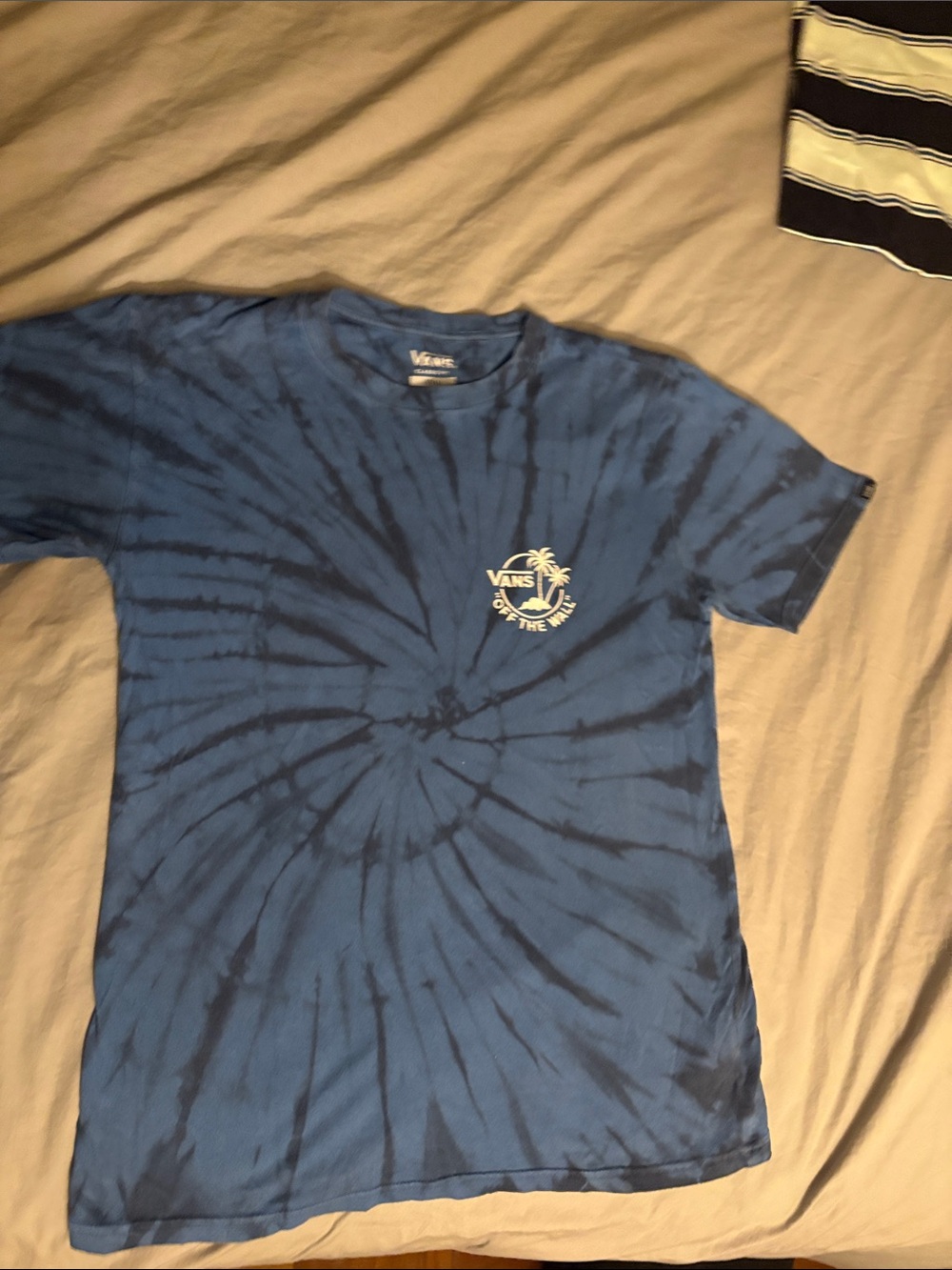 Vans Blue and Navy Tie-Dye Short Sleeve Tee